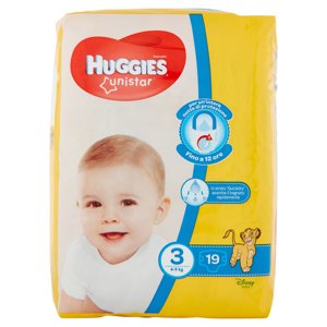 Huggies Unistar Pannolini 3 4-9 Kg 18 Pz