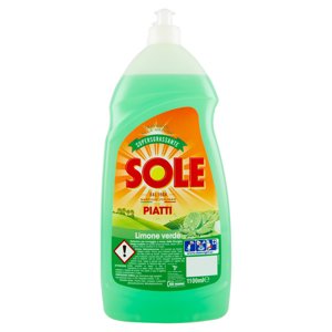 Sole Sapone Piatti Limone Verde 4 X 1,1 L