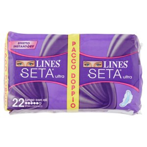 Lines Seta Ultra Lungo Con Ali 22 Pz