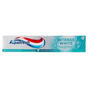 Aquafresh Dentifricio Sbiancante Intense White Rinforza Lo Smalto E Alito Fresco 75 Ml