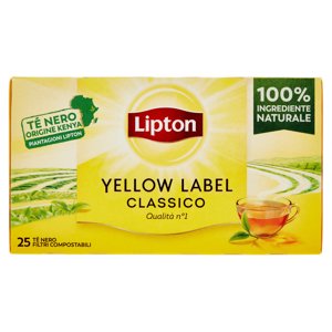 Lipton Yellow Label Classico 25 Filtri 37,5 G