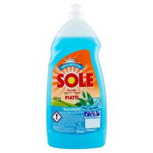 Sole Sapone Piatti Eucalipto 4 X 1,1 L