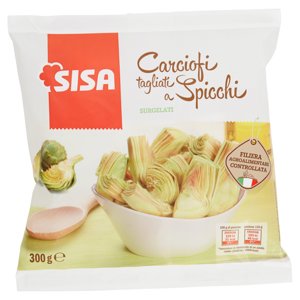 Sisa Carciofi Tagliati A Spicchi Surgelati 300 G