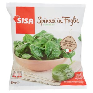 Sisa Spinaci In Foglie Surgelati 600 G