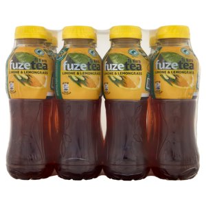 Fuze Tea, Tè Nero Limone Con Una Nota Di Lemongrass Pet 12 X 400ml