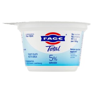 Fage Total 5% Grassi 150 G