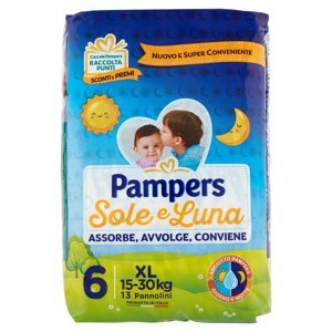 Pampers Sole E Luna 6 Xl 13 Pz