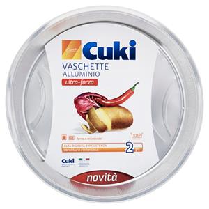 Cuki Cuoce Vaschette Alluminio Ultra-forza 10 Porzioni 2 Pz