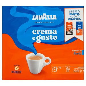 Lavazza Crema E Gusto Forte Caffè Macinato 2 X 250 G