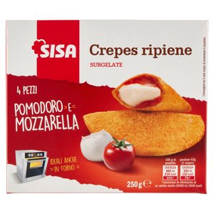 Sisa Crepes Ripiene Pomodoro E Mozzarella Surgelate 4 X 63 G