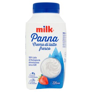 Milk Panna Crema Di Latte Fresco 220 Ml