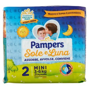 Pampers Sole E Luna 2 Mini 21 Pz