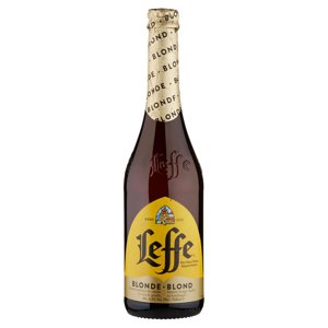 Leffe Blonde Birra Bionda Belga D'abbazia Doppio Malto Bottiglia 75cl