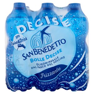 San Benedetto Oligominerale Fonte Del Pollino Frizzante 6 X 0,5 L