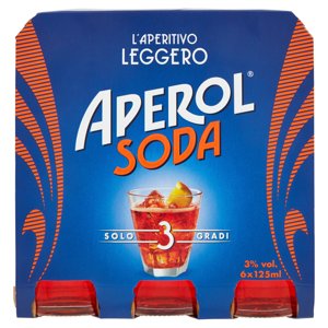 Aperol Soda 6 X 125 Ml