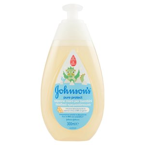 Johnson's Baby Sapone Mani Pure&protect, Rimuove Delicatamente Lo Sporco Fino Al 99% Di Germi, 300ml