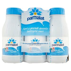 Parmalat Bontà E Linea Con Vitamina D Latte Parzialmente Scremato 100% Latte D'italia 6 X 250 Ml