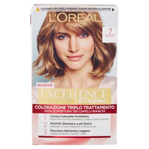 L'oréal Paris Excellence, Crema Colorante Triplo Trattamento Avanzato, 02 Biondo Ultra Chiaro Dorato