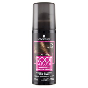 Schwarzkopf Root Retouch Spray Ritocco Ricrescita Immediato Castano 120 Ml