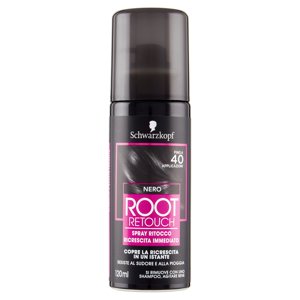 Schwarzkopf Root Retouch Spray Ritocco Ricrescita Immediato Nero 120 Ml