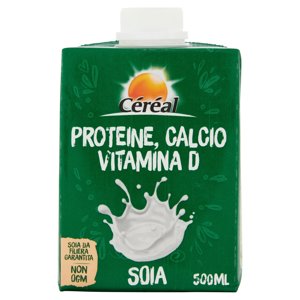 Céréal Bevanda Vegetale Di Soia, Senza Lattosio, Con Proteine, Calcio, Vitamina D - 500 Ml