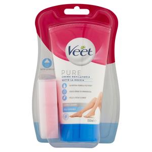 Veet Silk & Fresh Technology Crema Depilatoria Sotto La Doccia Per Pelli Sensibili - 150 Ml