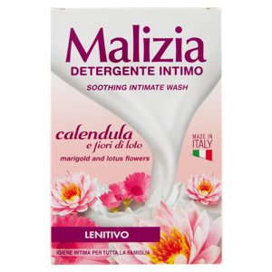 Malizia Detergente Intimo Calendula E Fiori Di Loto Lenitivo 200 Ml