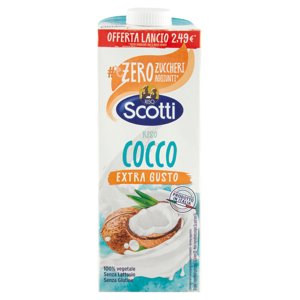 Riso Scotti #èzero Zuccheri Aggiunti* Riso Cocco Extra Gusto 1 L