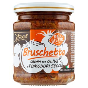 Citres Bruschetta Crema Con Olive E Pomodori Secchi 200 G