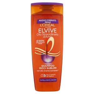 L'oréal Paris Shampoo Elvive Olio Straordinario Ricci Sublimi, Per Capelli Ricci E Secchi, 285 Ml