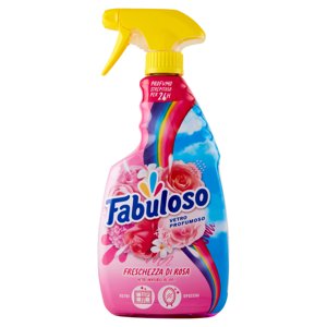 Fabuloso Detersivo Spray Vetri Freschezza Di Rosa 600 Ml