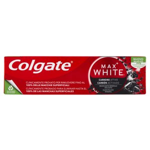 Colgate Dentifricio Sbiancante Minerale Max White Carbon 75 Ml