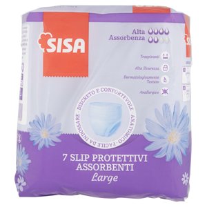 Sisa Slip Protettivi Assorbenti Large 7 Pz