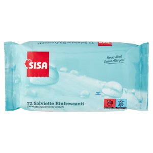 Sisa Salviette Rinfrescanti 72 Pz