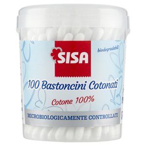 Sisa Bastoncini Cotonati 100 Pz