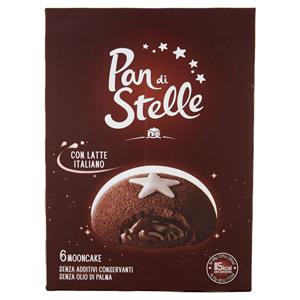 Pan Di Stelle Mooncake Tortino Al Cioccolato 6 Pezzi 210g