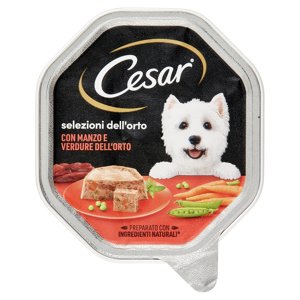 Cesar Selezioni Dell'orto Cibo Umido Cane In Vaschetta Con Manzo E Verdure Dell'orto 150 G