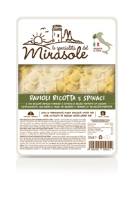 Ravioli Ricotta E Spinaci Mirasole 200 Gr