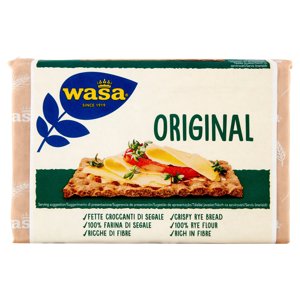 Wasa Original Cracker Con 100% Farina Di Segale Ricchi Di Fibre 275g