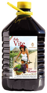 Vino Rosso Pet Bellavite 5 Lt