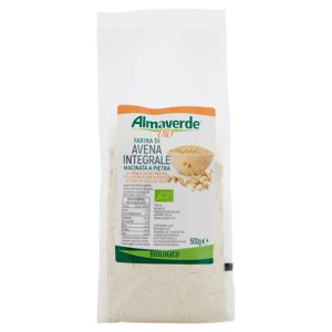 Almaverde Bio Farina Di Avena Integrale Macinata A Pietra 500 G