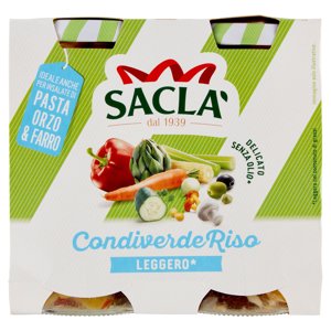 Saclà Condiverde Riso Leggero* 2 X 290 G