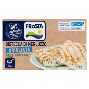 Frosta Bistecca Di Merluzzo Grigliata Olio Extra Vergine Di Oliva E Rucola 250 G