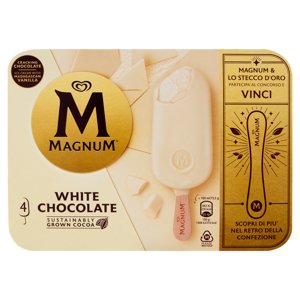 Magnum White Chocolate 4 Gelati 294 G