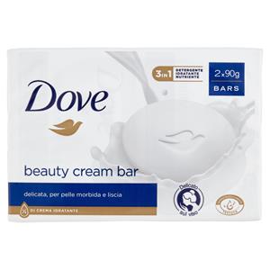 Dove Beauty Cream Bar Deep Moisture For Soft Skin Bars 2 X 90 G