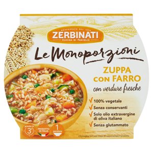 Zerbinati Le Monoporzioni Zuppa Con Farro 310 G