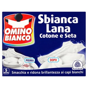 Omino Bianco Sbianca Lana Cotone E Seta 100 G