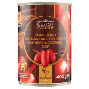 Gusto & Passione Pomodoro San Marzano Dell'agro Sarnese-nocerino Dop 400 G