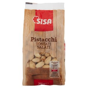 Sisa Pistacchi Tostati Salati 250 G