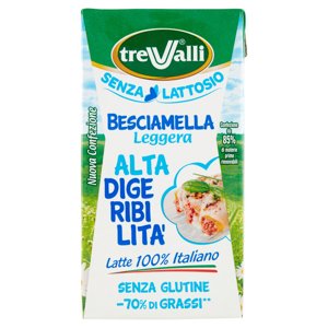 Trevalli Senza Lattosio Besciamella Leggera Alta Digeribilità 500 Ml